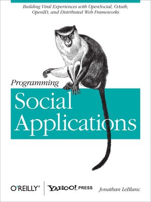cover image of Programming Social Applications